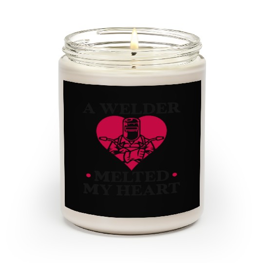 Welder Welding Girlfriend Scented Candles