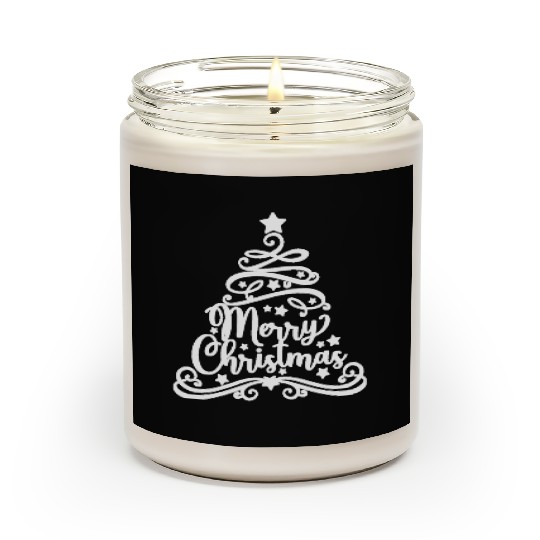 Merry Christmas Scented Candles