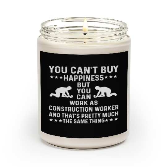 Construction Worker Scented Candles