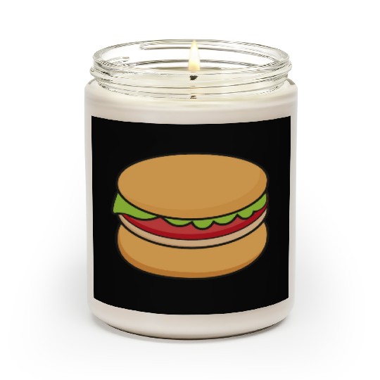 very cute delicious burgers Scented Candles