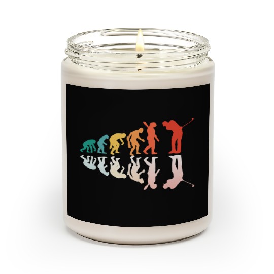 Human Evolution Band Golf Scented Candles