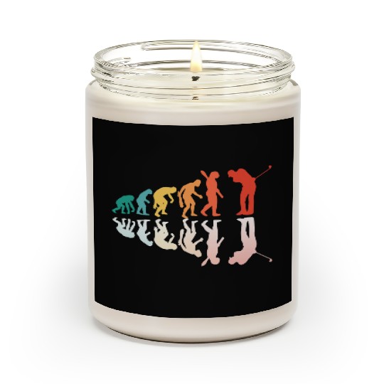 Human Evolution Band Golf Scented Candles