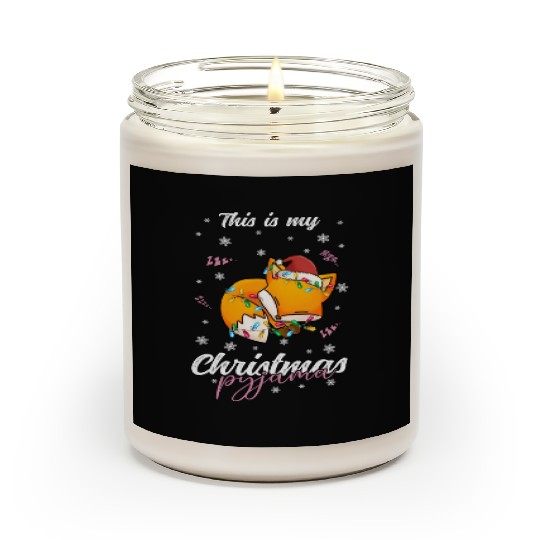 Winter Christmas Pyjama Fox Scented Candles