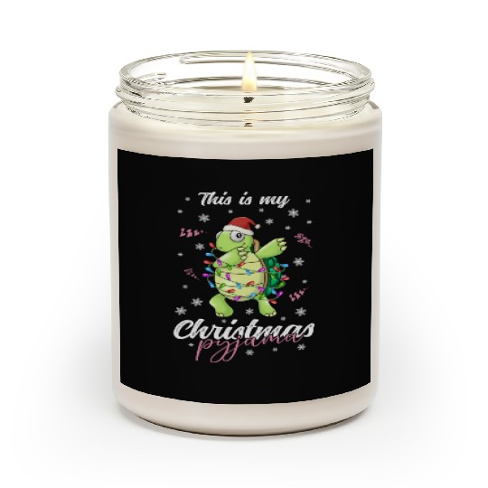 Winter Christmas Pyjama Turtle Scented Candles