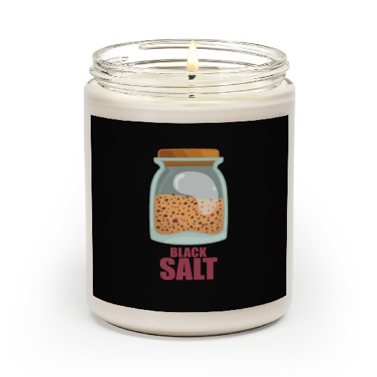 Black Salt Spice Flavor Food Cooking Scented Candles