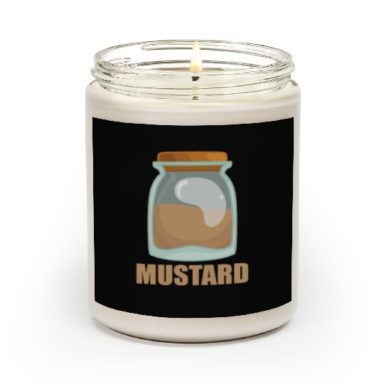 Mustard Spice Flavor Food Cooking Scented Candles
