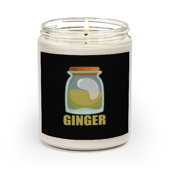 Ginger Spice Flavor Food Cooking Scented Candles