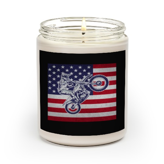 Dirt Bike Mx Motocross Supermoto Scented Candles
