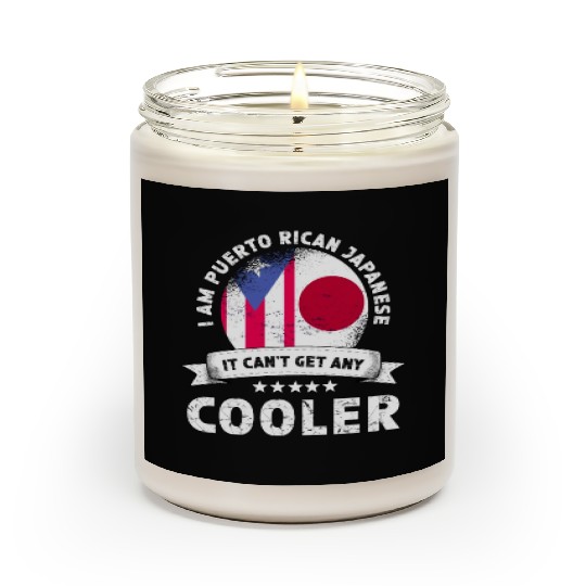 Puerto Rico Flag Japan Grown Patriot Country Scented Candles