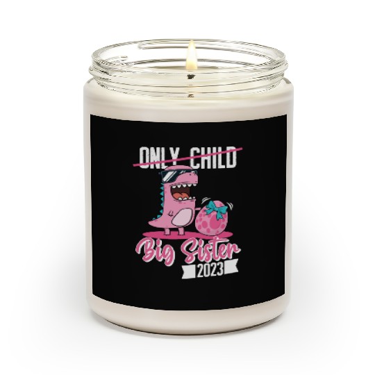Only Child Big sister 2023 pregnancy baby girls Scented Candles