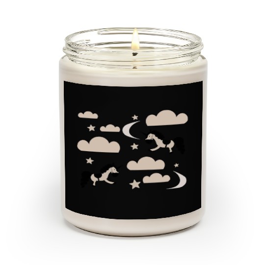 Unicorn rainbow Scented Candles