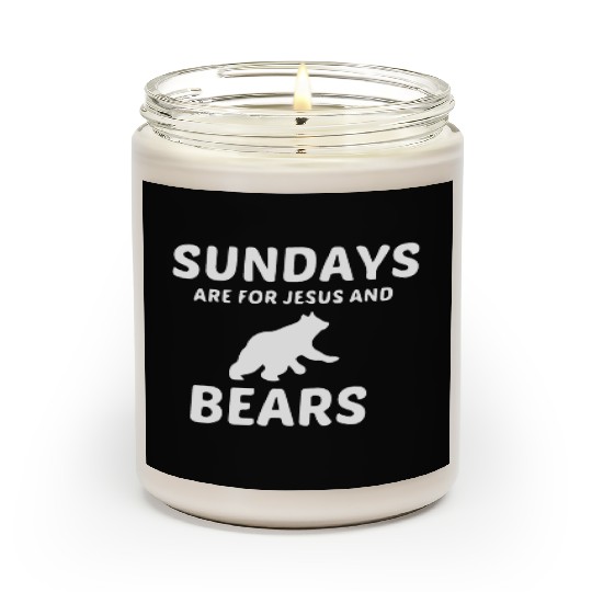 BEARS AND JESUS SUNDAY Scented Candles