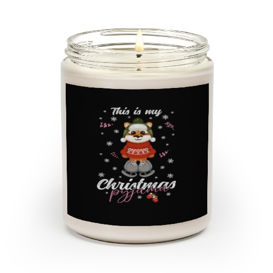Winter Christmas Pyjama Tiger Scented Candles