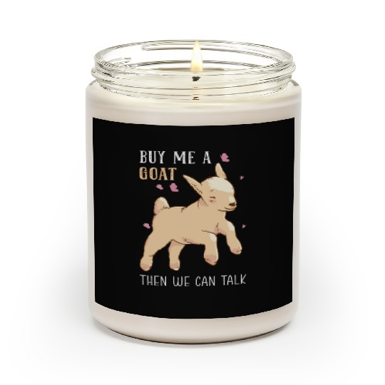 Goat Lover Buy Me A Goat Scented Candles