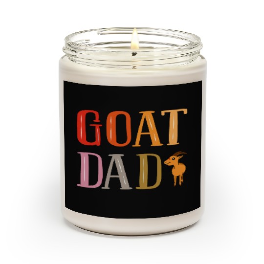 Goat Dad Goat Lover Scented Candles