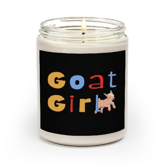 Goat Girl Goat Lover Scented Candles
