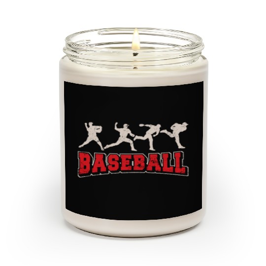 Baseball Pitcher Baseball Pitching Closer Relief B Scented Candles