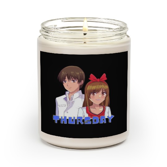 Anime Boy and Girl Day of The Week Thursday Scented Candles