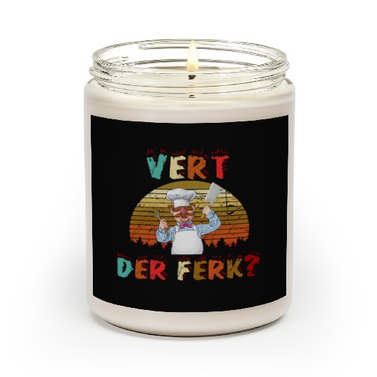 Vert Der Ferk the swedish chef Scented Candles