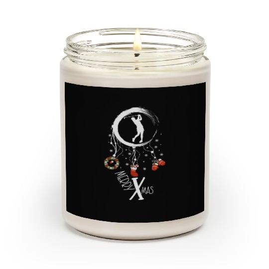 Winter dreamcatcher Christmas Golfer Scented Candles