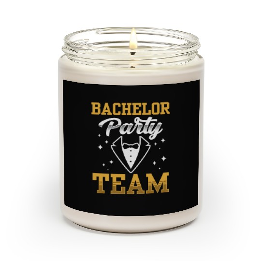 Bachelor Party Team Bride Groom Scented Candles