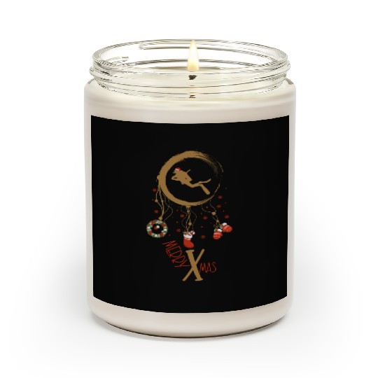 Winter dreamcatcher Christmas Diver Scented Candles