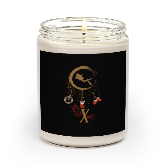Winter dreamcatcher Christmas Diver Scented Candles