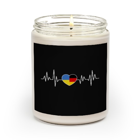Ukraine Germany Flag Two Countries Scented Candles