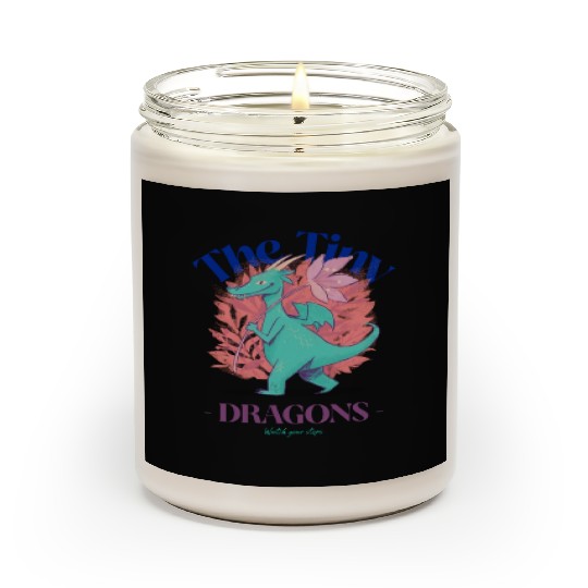 Scented Candles with a dragon design with wonderful cartoo