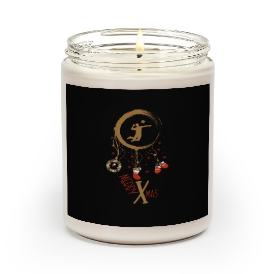 Winter dreamcatcher Christmas Volleyball Scented Candles