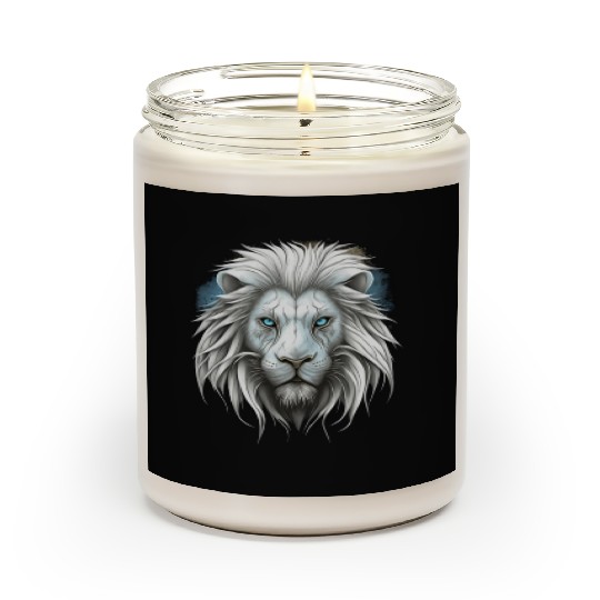 Lion, White Lion Scented Candles
