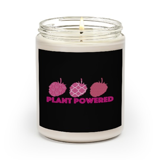 x27 Plant Powered x27 Vegan raspberry Scented Candles