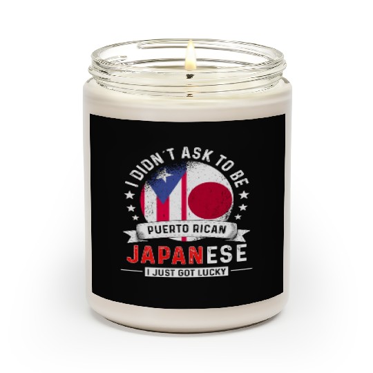Puerto Rico Flag Japan Grown Got Lucky Scented Candles