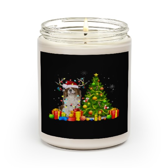 Cavalier King Charles Spaniel Christmas Dog Lover Scented Candles