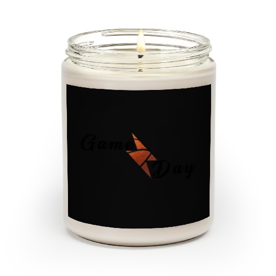 Game Day Basketball Lightning Bolt Scented Candles