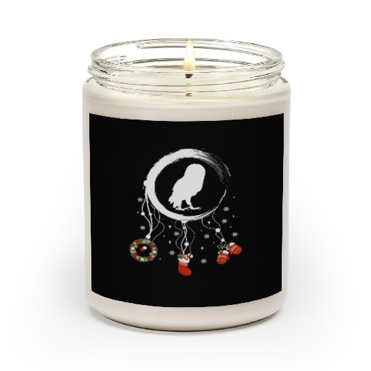 Winter dreamcatcher Christmas Owl Scented Candles