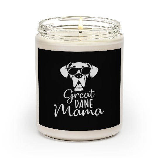 Funny Great Dane Mama Dog Mom Dog Lovers Canine Scented Candles