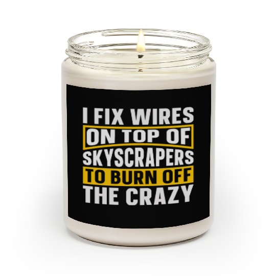 Electrician Construction Electrician Scented Candles