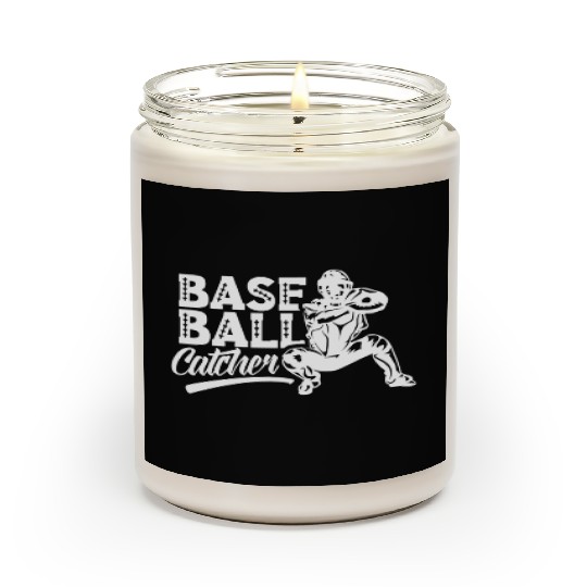 Baseball Catcher Hobby Sayings Player Scented Candles