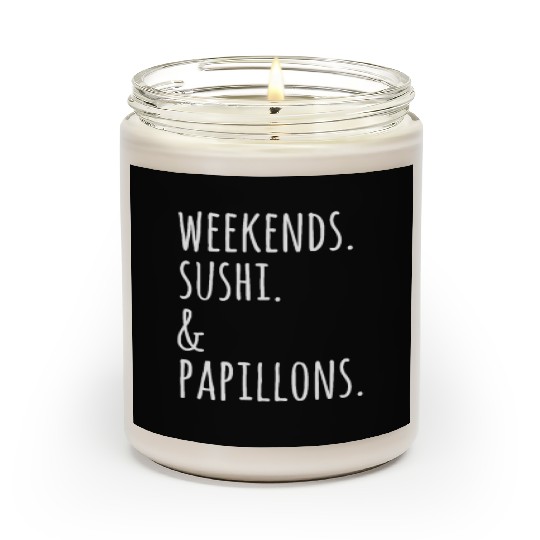 Weekends Sushi And Papillons Scented Candles