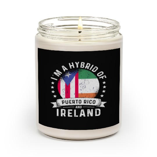 Puerto Rico Flag Ireland Grown Country Flags Scented Candles