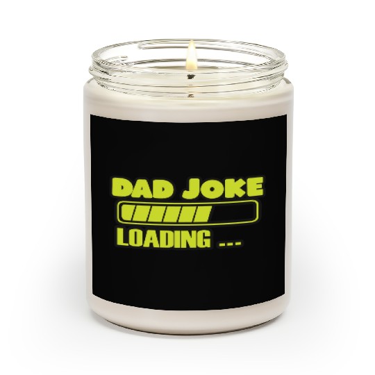 Funny Dad Jokes Cool Vector Design Scented Candles