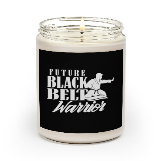Future Black Belt Warrior MMA Belts Martial Arts Scented Candles