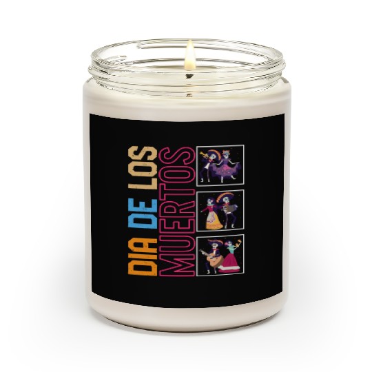 Dia De Los Muertos Scented Candles, Ballet Folklorico Sugar