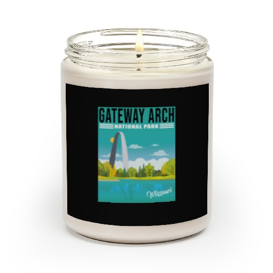 Gateway Arch National Park Missouri, St Louis Scented Candles