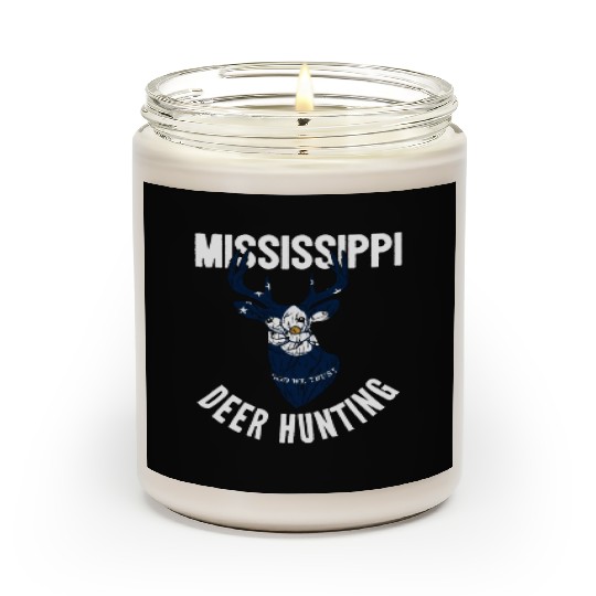 Mississippi Deer Hunting Buck Stag Hunter Scented Candles