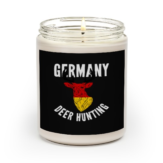 Germany Deer Hunting Buck Stag German Hunter Scented Candles