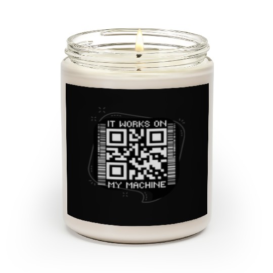 Works On My Machine, Best Software Developer QR Scented Candles