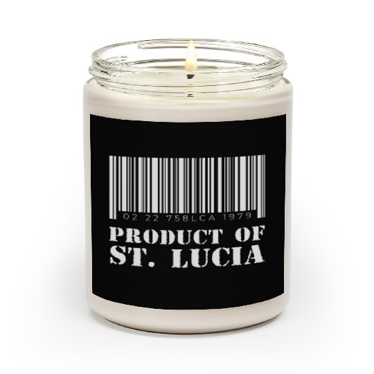 Product of St. Lucia (White) Scented Candles