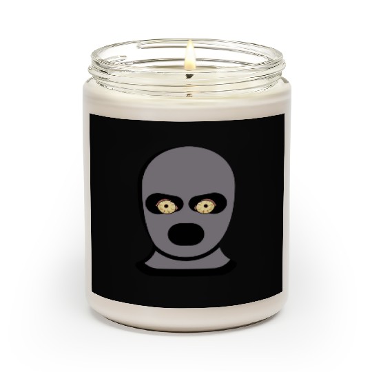 grey thief ski mask Scented Candles